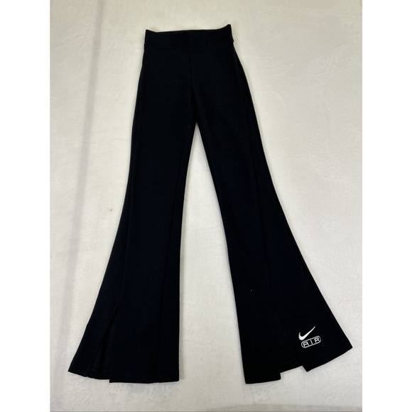 2pr Nike One Dri-FIT High-Waisted Full Length Women's Small Split Hem Leggings - Picture 3 of 12